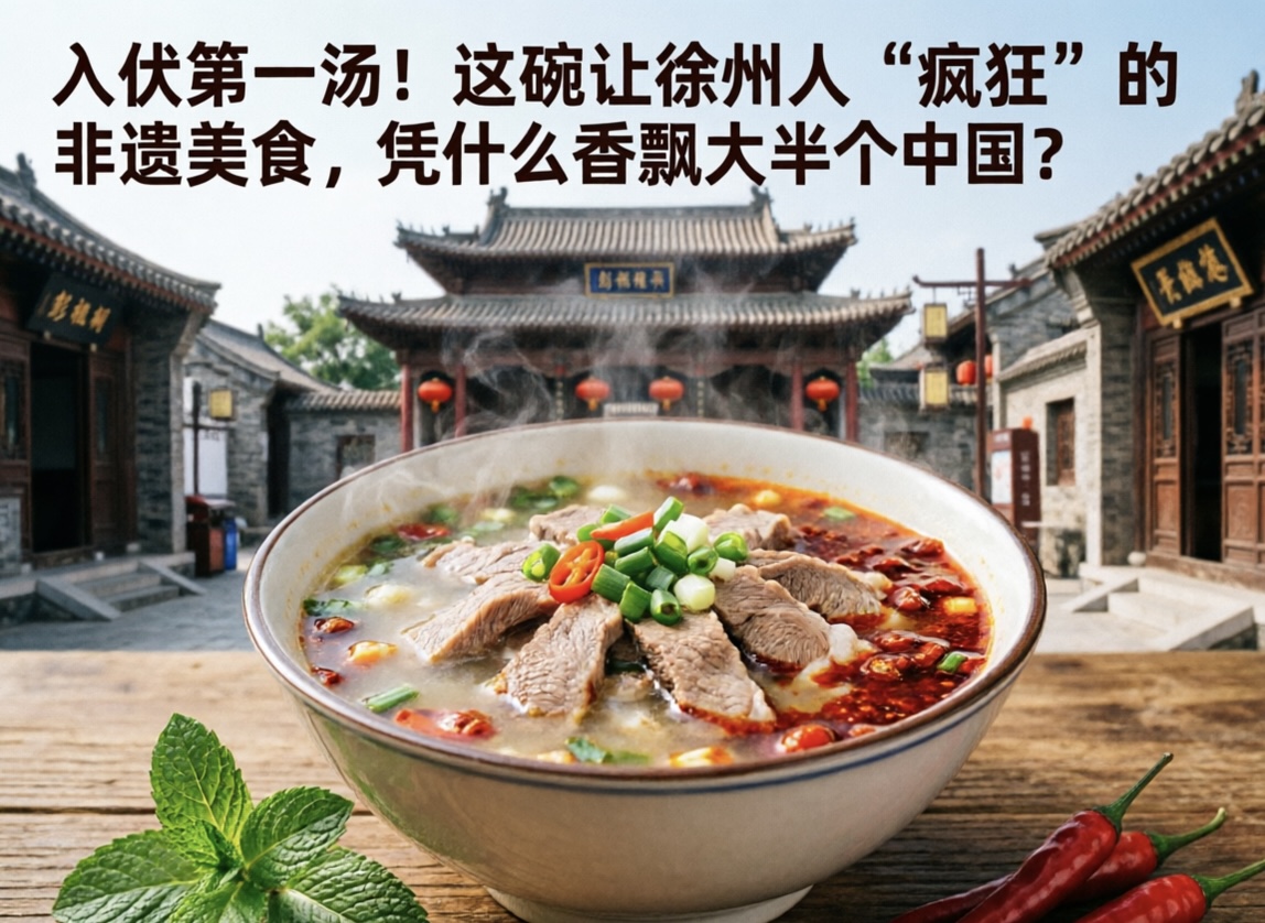 入伏第一汤！这碗让徐州人“疯狂”的非遗美食，凭什么香飘大半个中国？